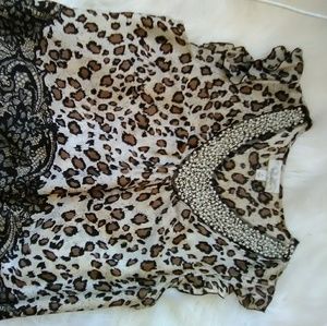 Dressbarn Embellished Blouse